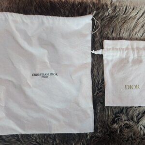Dior drawstring bags